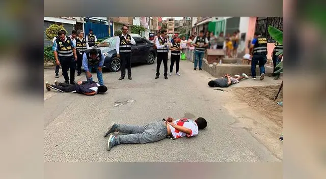 Tres delincuentes fueron capturados fuertemente armados, mientras un cuarto sujeto huyó del lugar