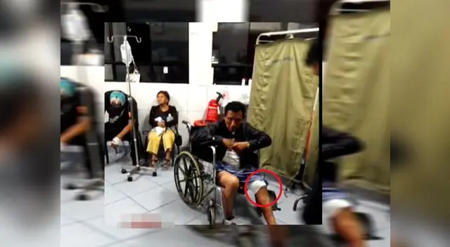 Vigilante herido de bala