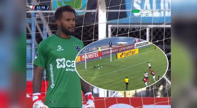 Carlos Cáceda evitó el primer tanto del partido en Bolivia