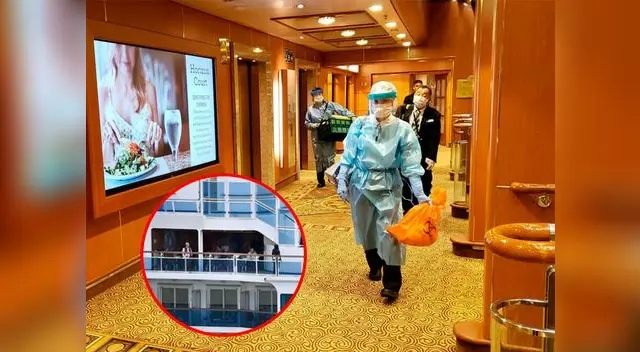 La tripulación y las personas a bordo de la embarcación Diamond Princess fueron evaluadas