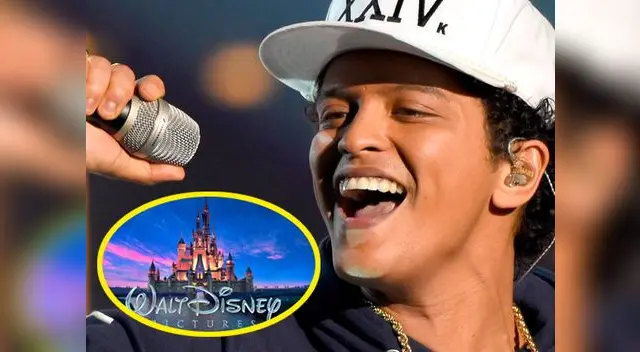 Disney y Bruno Mars tarabajarán juntos Disney y Bruno Mars tarabajarán juntos