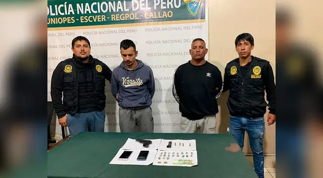 En su poder se encontró bolsas de PBC y una arma de fuego, ambos delincuentes con denuncias de robo agravado