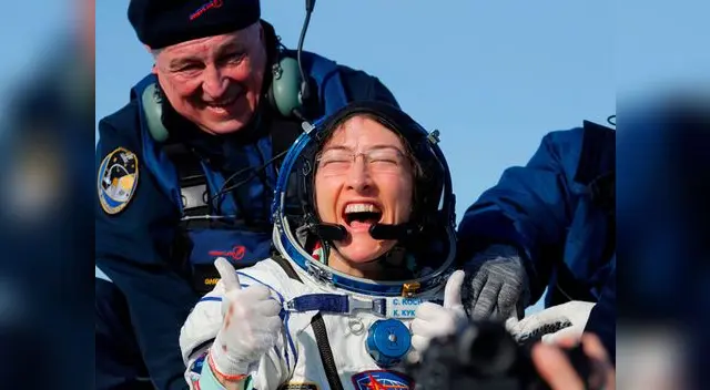 Christina Koch batió récord con el vuelo espacial más largo realizado por una mujer con 328 días fuera de la tierra
