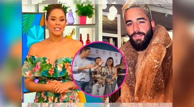 Karen Schwarz asistió con toda su familia al concierto de Maluma, pero se canceló 