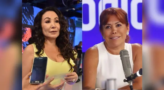 Janet Barboza saca al fresco a Magaly Medina