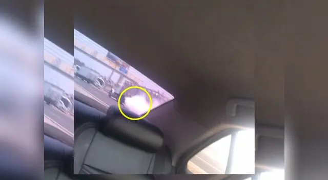 Conductores dejaron sus autos en la Panamericana Sur huyendo de la fuga de gas Conductores dejaron sus autos en la Panamericana Sur huyendo de la fuga de gas