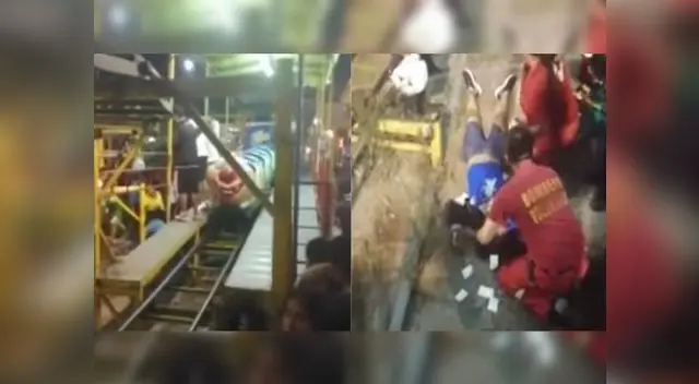 Uno de los fierros del juego habría perforado el estómago del menor Uno de los fierros del juego habría perforado el estómago del menor