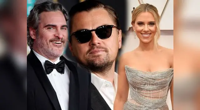Joaquin Phoenix, Leonardo DiCaprio y Scarlett Johansson llegan a los premios