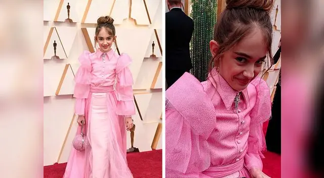Oscar 2020: Julia Butters, actriz de “Érase una vez en Hollywood” causó polémica por llevar comida a la alfombra roja