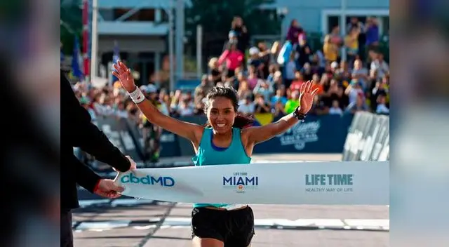 Atleta peruana consiguió el primer lugar en la rama femenina