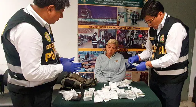 Venezolana tenía 268 mil soles falsificados Venezolana tenía 268 mil soles falsificados