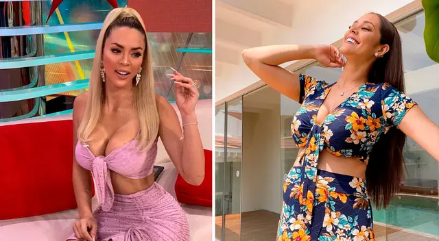 Karen Schwarz se burla de Sheyla Rojas al hablar de su cara. Karen Schwarz se burla de Sheyla Rojas al hablar de su cara.