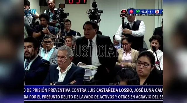 Audiencia de prisión preventica en contra de José Luna Gálvez