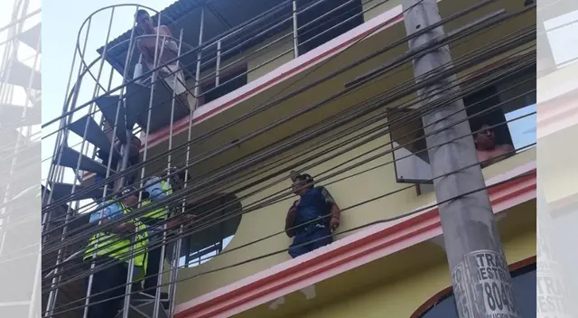 Serenos capturan a avezado ladrón que se escondió en una casa [FOTOS Y VIDEOS]