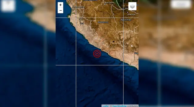 Según el Instituto Geofísico del Perú, el movimiento se registró a las 23:31:48.