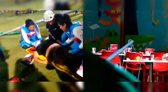 La familia denuncia que personal de KFC no tuvo rápida acción ante negligencia. La familia denuncia que personal de KFC no tuvo rápida acción ante negligencia.