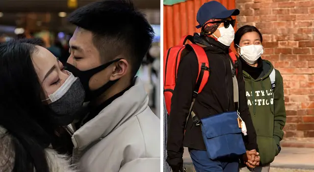Así van a pasar las parejas que viven en China este 14 de febrero.