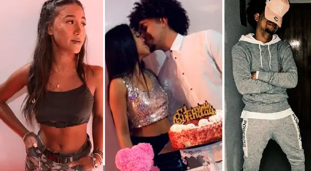 Algo tarde, pero Samahara Lobatón no dejó pasar la oportunidad para dedicarle unas palabras a su novio.