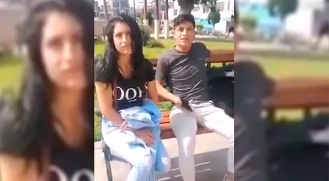 Durante la grabación el hombre de Huaral lanzaba duras críticas a la madre de su hijo Durante la grabación el hombre de Huaral lanzaba duras críticas a la madre de su hijo