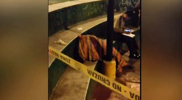 El cadáver de la mujer permaneció 3 horas en la alameda Los Incas