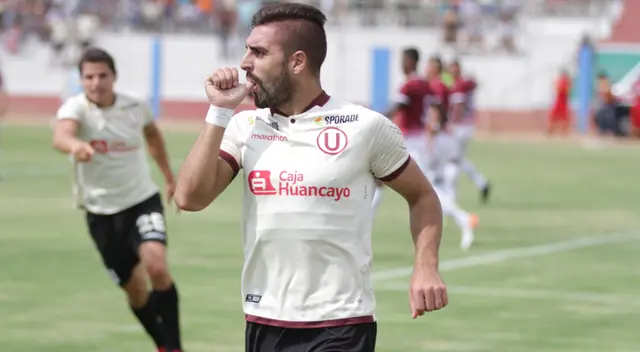 Luis Urruti marcó su primer gol con camiseta crema ante Carlos Stein, por la Liga 1 Luis Urruti marcó su primer gol con camiseta crema ante Carlos Stein, por la Liga 1