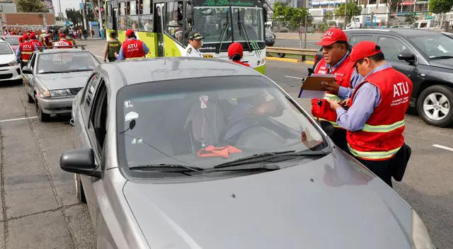 La Autoridad de Transporte Urbano (ATU) y la policía dirigieron el operativo. La Autoridad de Transporte Urbano (ATU) y la policía dirigieron el operativo.
