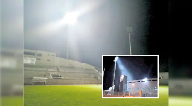 El viernes inauguran alumbrado en estadio de Juliaca.