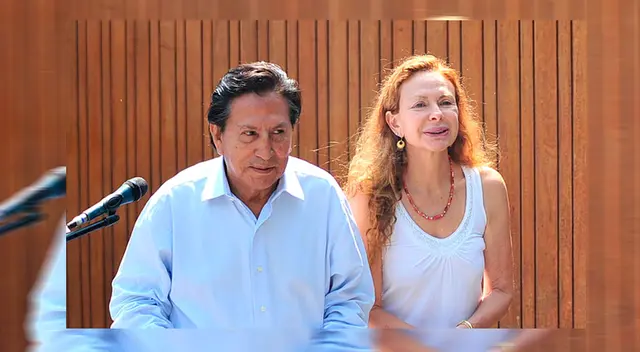 Alejandro Toledo y Eliane Karp