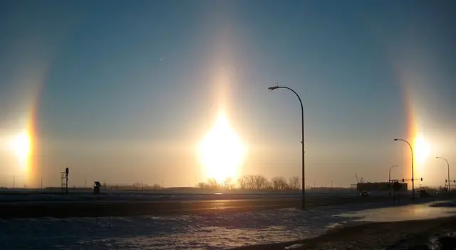 Cinco soles fueron vistos en China