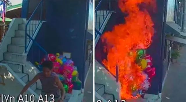 Vendedor sufrió quemaduras de segundo grado. Vendedor sufrió quemaduras de segundo grado.