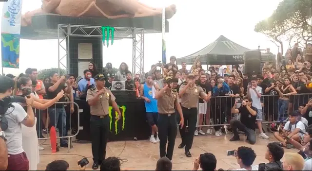 Policías realizan canciones con letras reflexivas sobre la violencia de la mujer