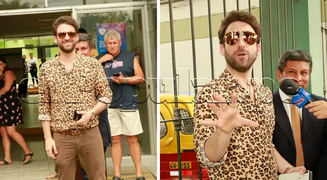 Rodrigo llegó a la comisaría PNP de Monterrico para realizar su descargo. Rodrigo llegó a la comisaría PNP de Monterrico para realizar su descargo.