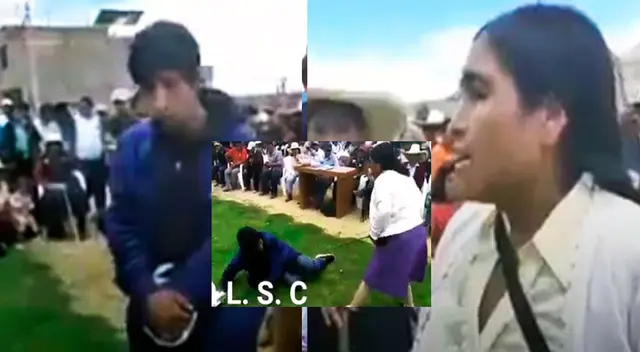 El joven le pidió perdón a su madre por lo que había hecho.