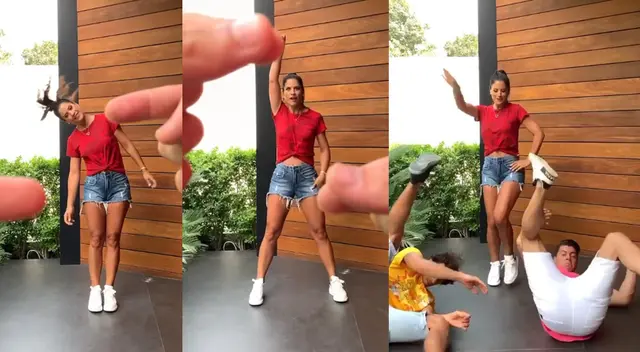 La grabación fue publicada en el Instagram de Ignacio Baladán. La grabación fue publicada en el Instagram de Ignacio Baladán.