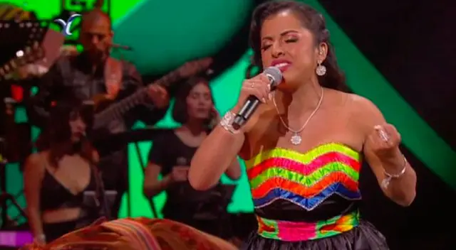 Pese a tener la puntuación más baja frente a sus competidores, la intérprete ayacuchana fue ovacionada por el público dejando en claro que es pieza fundamental de la música peruana.
