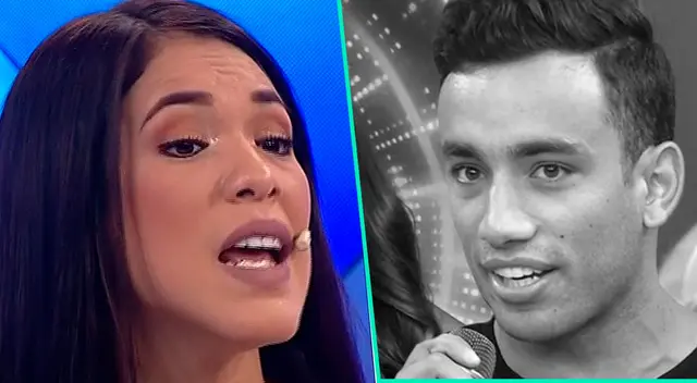 Jazmín Pinedo no pudo evitar mostrar su enfado contra el ‘combatiente’. Jazmín Pinedo no pudo evitar mostrar su enfado contra el ‘combatiente’.