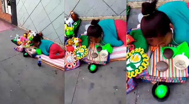 Madre con discapacidad realiza hermosos trabajos de tejidos