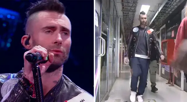 Maroon 5 no llegó a tiempo al anfiteatro y el público tuvo que esperar alrededor de 15 minutos para presenciar el debut de la banda.