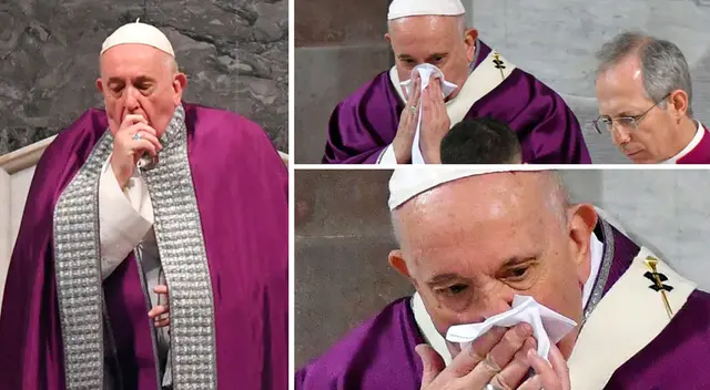 El miércoles de ceniza el Sumo Pontífice estaba con fuerte resfriado El miércoles de ceniza el Sumo Pontífice estaba con fuerte resfriado