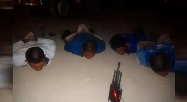 Personal de la Dirin detuvo a seis sujetos que habían robado el tráiler