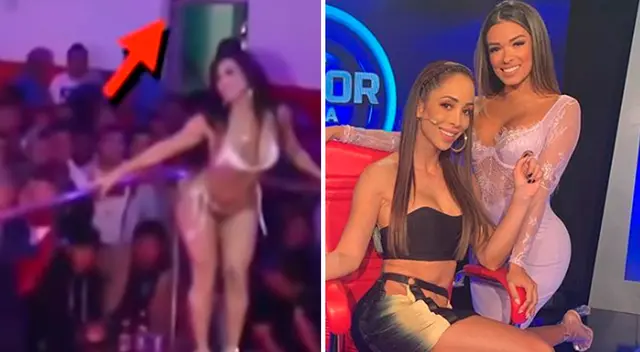 Ambas ingresan al escenario como si estuvieran modelando y luego se quitan la ropa. Ambas ingresan al escenario como si estuvieran modelando y luego se quitan la ropa.