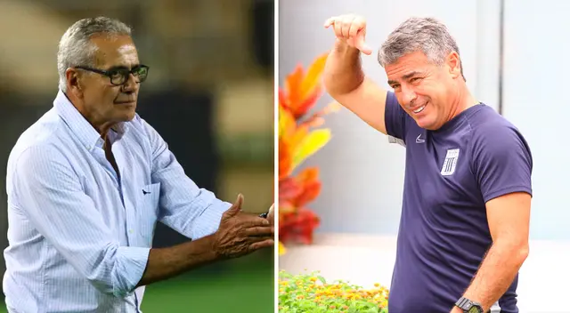 Gregorio Pérez y Pablo Bengoechea se verán las caras el domingo en el clásico del fútbol peruano.