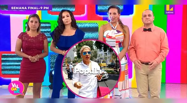 Zorro Zupe apareció en Latina, pero no se presentó en el set de Válgame.