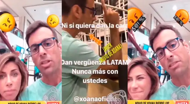 Novio de Xoana González discutió en aeropuerto. Novio de Xoana González discutió en aeropuerto.