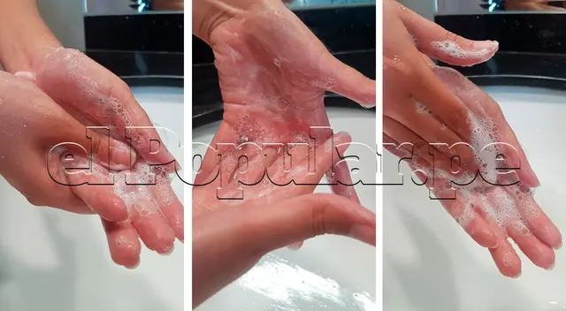 Los pasos para un correcto lavado de manos y evitar el contagio de enfermedades.