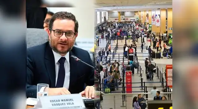 Titular del Ministerio de Comercio y Turismo, Edgar Vásquez