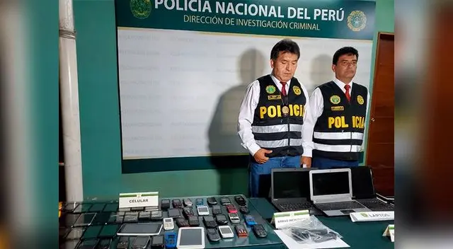 Equipos celulares, laptops, tablets y hasta un arma fueron incautados Equipos celulares, laptops, tablets y hasta un arma fueron incautados