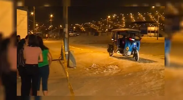 Mototaxi de la víctima. Mototaxi de la víctima.