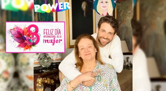 No perdió la oportunidad de pronunciarse y con una fotografía junto a su madre.