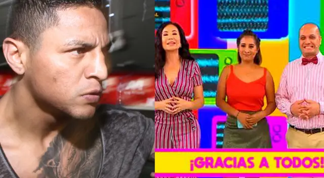 Jonathan Maicelo celebra salida de Válgame de la televisión. Jonathan Maicelo celebra salida de Válgame de la televisión.